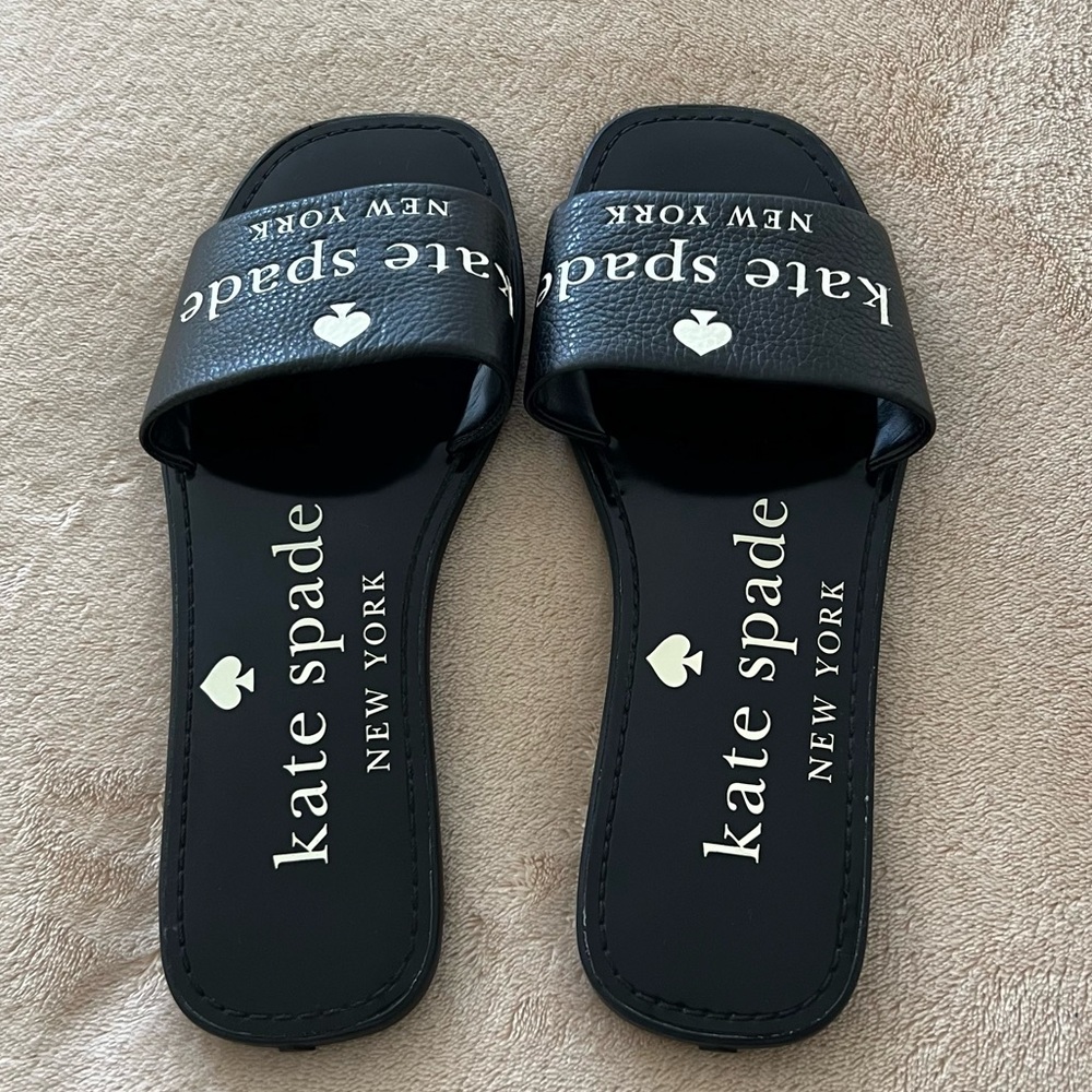 KATE SPADE Peyton Sandals - Black - Size 6